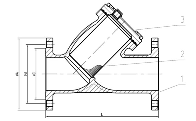 美标Y型过滤器GL41H-150LB