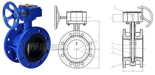 涡轮蝶阀规格尺寸