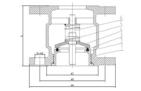 DN50消声止回阀